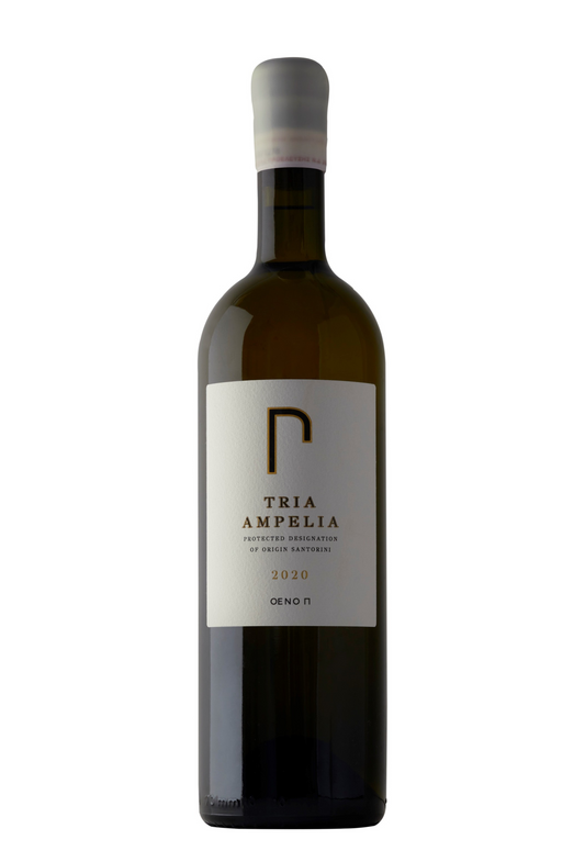 Oeno P Tria Ampelia 2021 Assyrtiko (Three single vineyards) 750ml RP 95